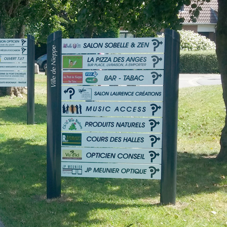 Portique URBACOM à Nieppe