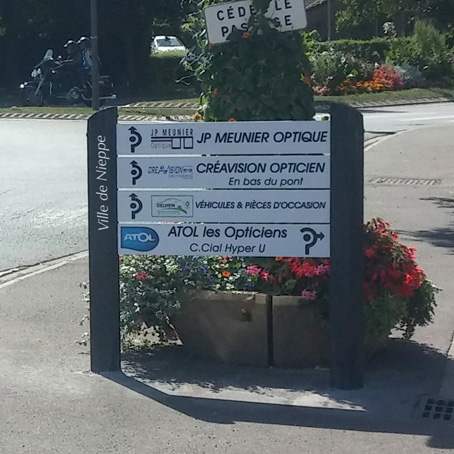 Portique directionnel URBACOM à Nieppe