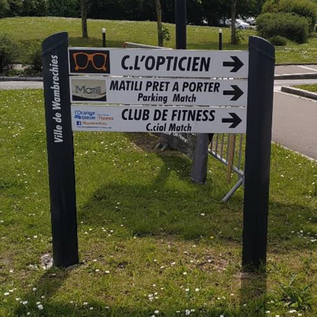 Portique directionnel URBACOM installé à Wambrechies